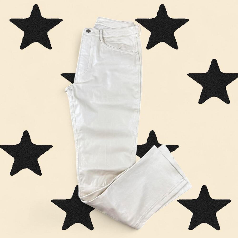 ★Pelle Studio Wilson Leather Cream Pants ★